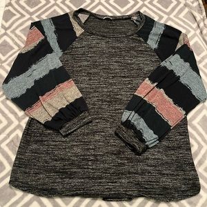 Égs by Éloges Pink & Blue Bishop Sleeve Tunic